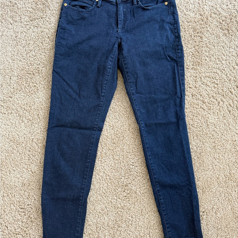 Lilly Pulitzer Raw Hem, Dark Jeans